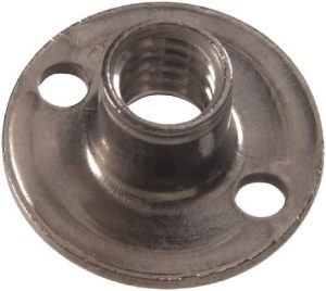 Tee Nut rotondo in acciaio inossidabile 4143 (#10-24 X 9/32″ X 3/4″), Acciaio Inossidabile  | T-Nuts T-Nuts T-Nuts