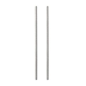 Vite a filo lungo 2 pezzi M4 Pratica barra di acciaio inossidabile 34 aste per barre durevoli. Passo di filettatura di 0,7 mm, barra completamente filettata U-bolt (M4 x 11 mm)  | Barre filettate e bulloni Barre filettate e bulloni Barre filettate e bulloni