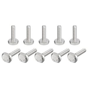 Viti a T, 20 pezzi M6X25mm viti a T Drop-In Stud, viti scorrevoli in acciaio inossidabile 304 a forma di T per guide a T  | Bulloni Bulloni Bulloni