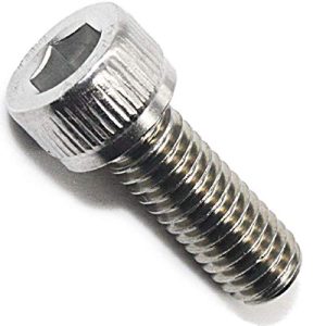 Viti a testa esagonale M3 X 10Mm, con attacco a brugola, Din 912, in acciaio inossidabile Aisi 304 (18-8), filettatura completa, finitura lucida, filettatura per macchine, quantità 100.  | Viti Viti Viti