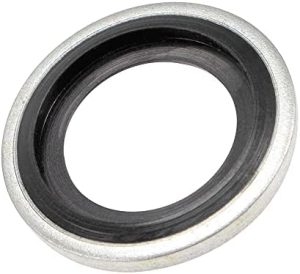 Washers di tenuta in gomma nitrilica M14 19.6X11.5X3Mm in acciaio al carbonio, confezione da 50  | Rondelle per hardware Rondelle per hardware Rondelle per hardware