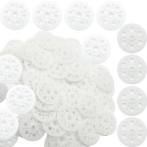 Rondelle in plastica da 45 mm, rondelle in polipropilene per fissare e serrarre pannelli in schiuma, rondelle piatte in plastica per l’installazione di isolamento rigido in schiuma, distribuzione del carico per viti e chiodi (2 pezzi)  | Rondelle per hardware Rondelle per hardware Rondelle per hardware