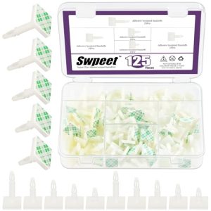 Swpeet 125Pz 5 Misure Bianchi .19″ .31″ .43″ .56″ .62″ Supporti Adesivi Isolati Standoffs Spessoratori per PCB Kit di Assortimento, Standoffs Adesivi Standoffs Isolati per Schede PCB  | Distanziali e distanziali Distanziali e distanziali Distanziali e distanziali