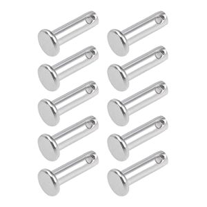 Pinze a Clevi (5Mm x 16Mm) 20Pz, Fissaggio a Testa Piana con Foro Singolo in Acciaio Inossidabile 304 – Per Dispositivi Metallici, Installazione di Mobili, Industriale, Fai da Te  | Spilli Spilli Spilli